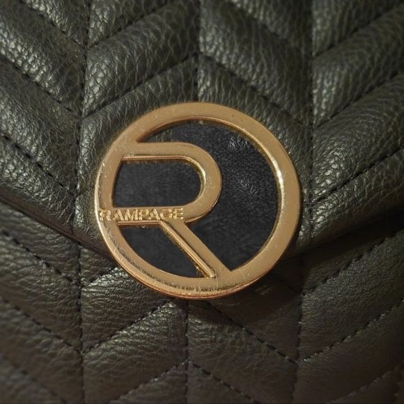 Rampage Black Quilted Chain Shoulder Bag/Crossbody-EUC - Picture 11 of 11